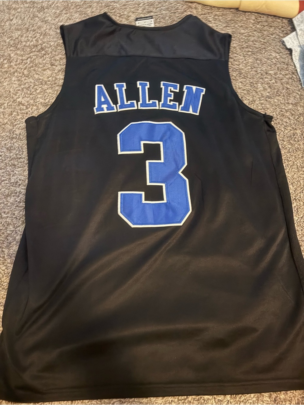 Black and Blue Grayson Allen #3 Basketball Jersey Nike